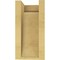 Ekena Millwork 5"W x 5"D x 10"H Wide Del Monte Rough Cedar Woodgrain TimberThane Corbel, Primed Tan CORUR05X05X10DELRCPR - alternate 4